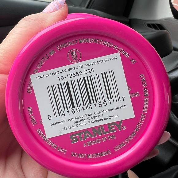 Brand New! Neon Pink 40oz Stanley cup - Picture 2 of 4